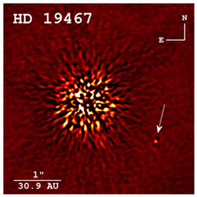 Direct image detection of a rare brown dwarf companion taken at Keck Observatory (Crepp et al. 2014, ApJ)